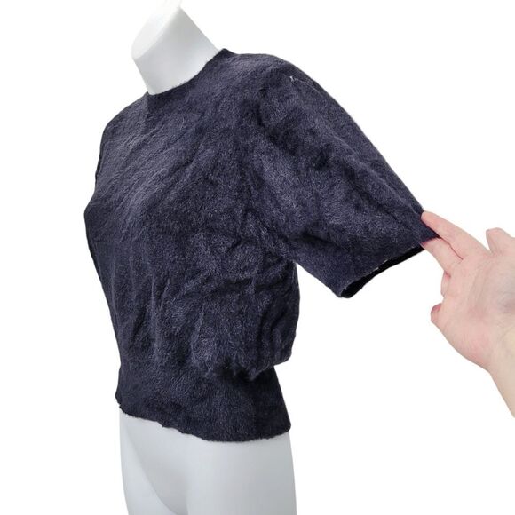 2/$20 Ardene Dark Grey Furry Top Size: XL - Picture 2 of 8